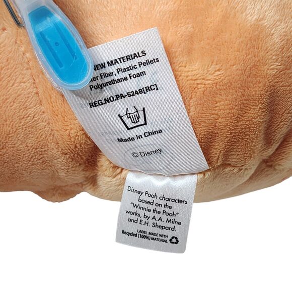 Disney Winnie The Pooh Plush Stuffed Sitting Bear Pellets In Feet And Rear End - Picture 6 of 6